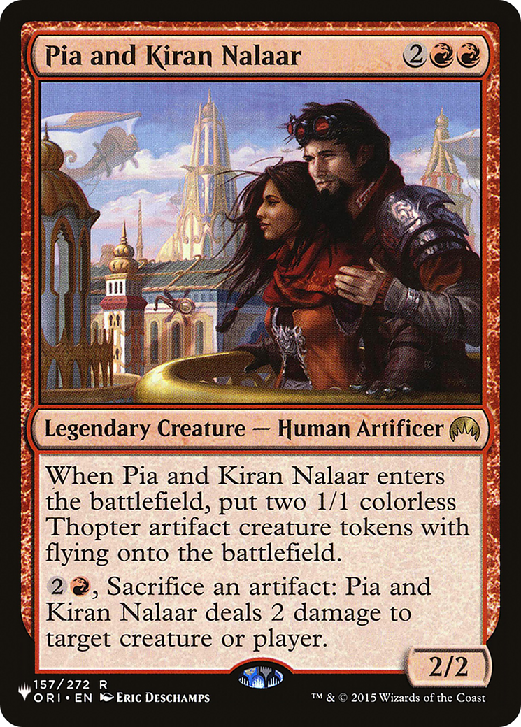 Pia and Kiran Nalaar (PLIST-1054) - The List - Premium MTG Single from Wizards of the Coast - Just $0.08! Shop now at Game Crave Tournament Store