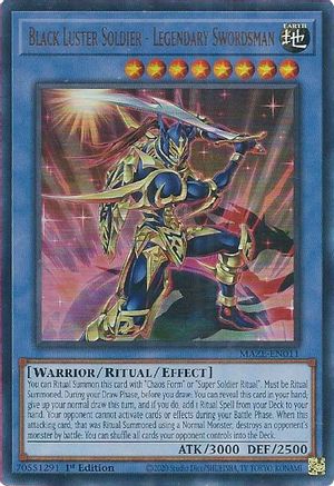 Black Luster Soldier - Legendary Swordsman (MAZE-EN011) - Maze of Memories 1st Edition - Premium Yugioh Single from Konami - Just $1.58! Shop now at Game Crave Tournament Store