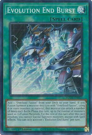 Evolution End Burst (MAZE-EN015) - Maze of Memories 1st Edition - Premium Yugioh Single from Konami - Just $0.08! Shop now at Game Crave Tournament Store