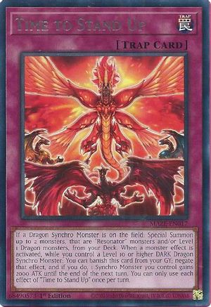 Time to Stand Up (MAZE-EN017) - Maze of Memories 1st Edition - Premium Yugioh Single from Konami - Just $0.08! Shop now at Game Crave Tournament Store