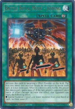 Battle Royal Mode - Joining (MAZE-EN026) - Maze of Memories 1st Edition - Premium Yugioh Single from Konami - Just $0.08! Shop now at Game Crave Tournament Store