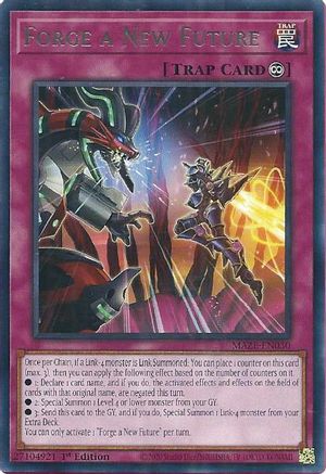 Forge a New Future (MAZE-EN030) - Maze of Memories 1st Edition - Premium Yugioh Single from Konami - Just $0.08! Shop now at Game Crave Tournament Store