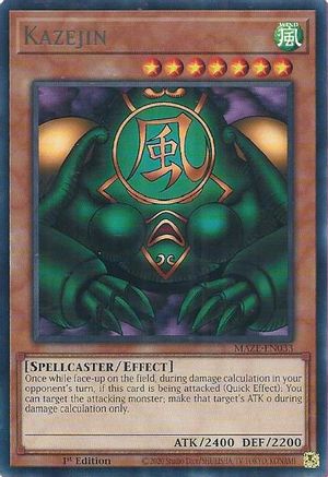 Kazejin (MAZE-EN033) - Maze of Memories 1st Edition - Premium Yugioh Single from Konami - Just $0.08! Shop now at Game Crave Tournament Store