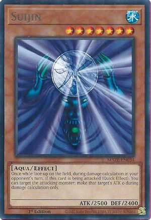 Suijin (MAZE-EN034) - Maze of Memories 1st Edition - Premium Yugioh Single from Konami - Just $0.08! Shop now at Game Crave Tournament Store