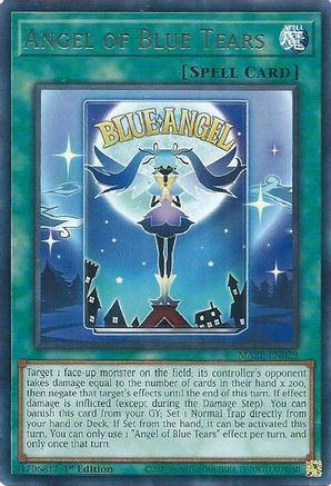 Angel of Blue Tears (MAZE-EN029) - Maze of Memories 1st Edition - Premium Yugioh Single from Konami - Just $0.08! Shop now at Game Crave Tournament Store