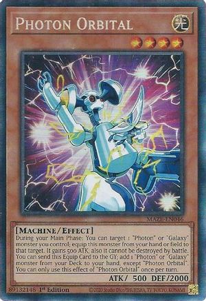 Photon Orbital (CR) (MAZE-EN046) - Maze of Memories 1st Edition - Premium Yugioh Single from Konami - Just $10.79! Shop now at Game Crave Tournament Store