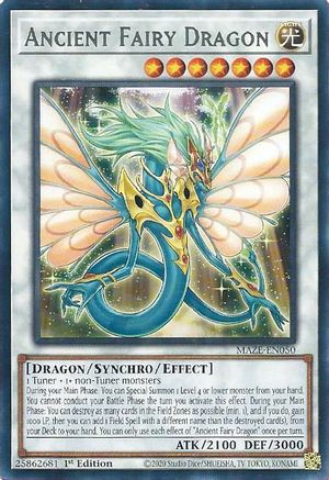 Ancient Fairy Dragon (MAZE-EN050) - Maze of Memories 1st Edition - Premium Yugioh Single from Konami - Just $0.08! Shop now at Game Crave Tournament Store