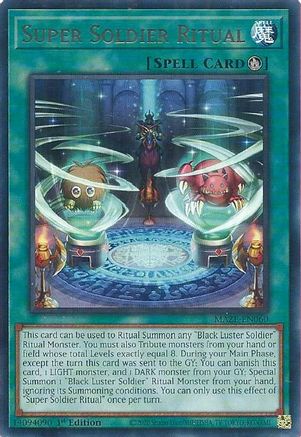 Super Soldier Ritual (MAZE-EN060) - Maze of Memories 1st Edition - Premium Yugioh Single from Konami - Just $0.25! Shop now at Game Crave Tournament Store