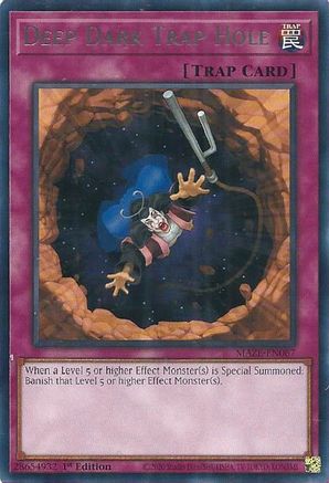 Deep Dark Trap Hole (MAZE-EN067) - Maze of Memories 1st Edition - Premium Yugioh Single from Konami - Just $0.08! Shop now at Game Crave Tournament Store