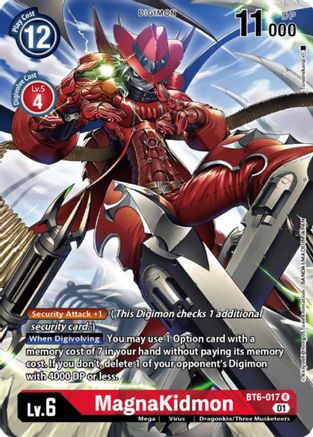 MagnaKidmon (Digimon Card Game Deck Box Set) (BT6-017) - Double Diamond - Premium Digimon Single from Bandai - Just $2.30! Shop now at Game Crave Tournament Store