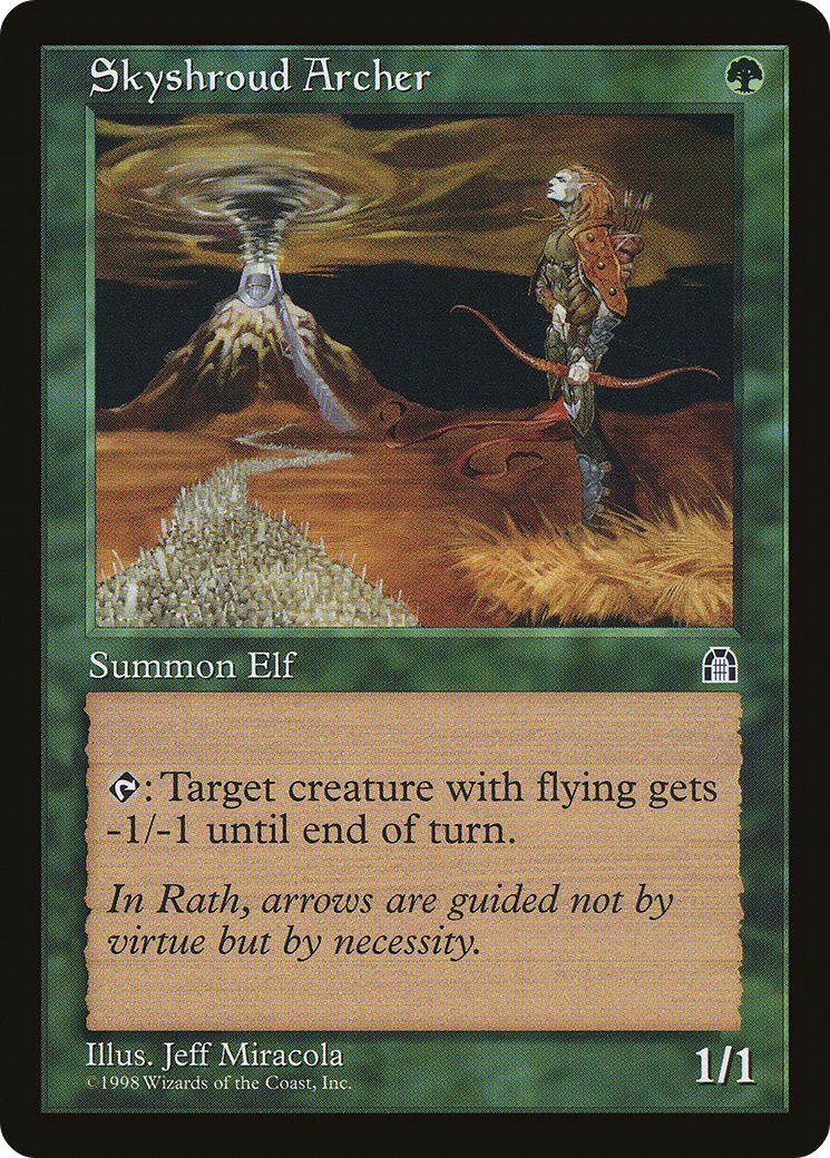 Skyshroud Archer (STH-114) - Stronghold - Premium MTG Single from Wizards of the Coast - Just $0.08! Shop now at Game Crave Tournament Store
