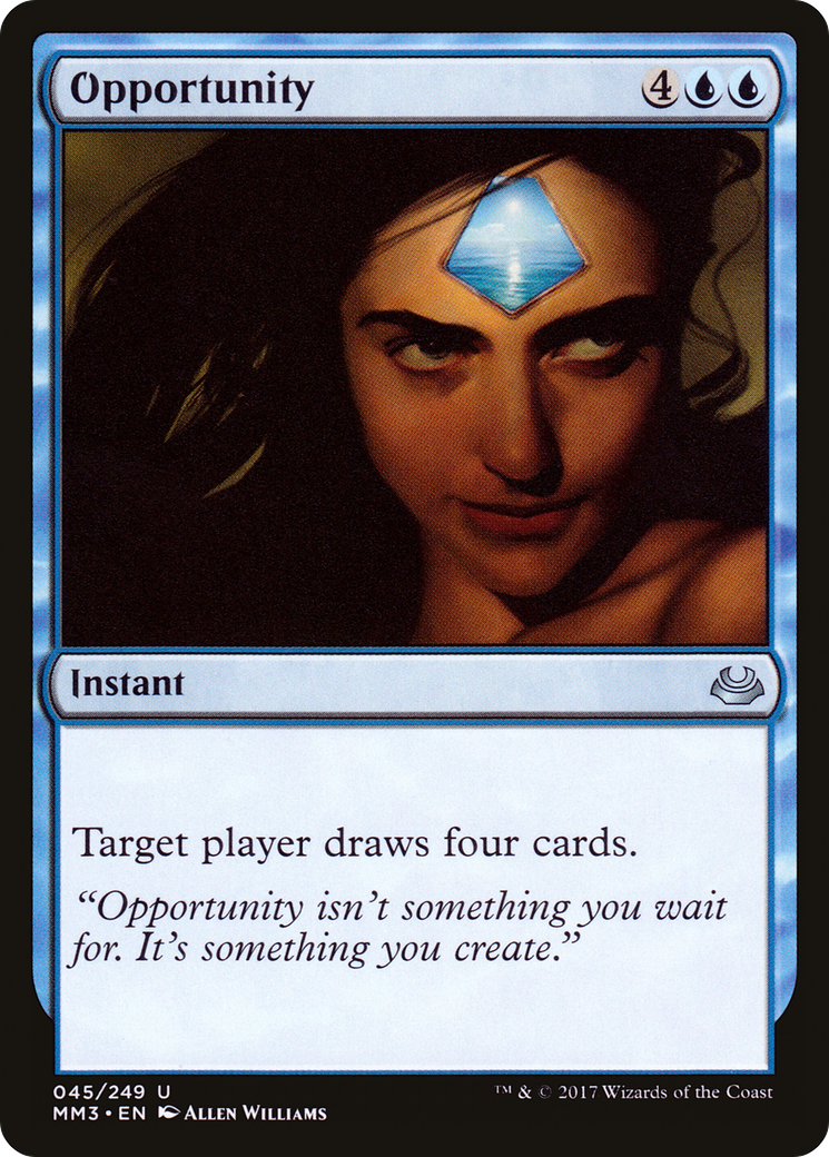 Opportunity (MM3-045) - Modern Masters 2017 Foil - Premium MTG Single from Wizards of the Coast - Just $0.08! Shop now at Game Crave Tournament Store