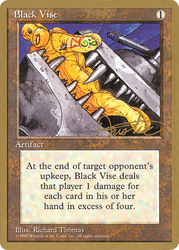 Black Vise (PTC-MJ299) - Pro Tour Collector Set - Premium MTG Single from Wizards of the Coast - Just $11.20! Shop now at Game Crave Tournament Store