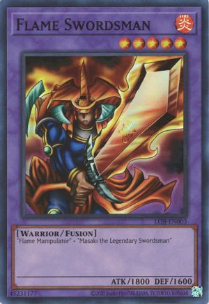 Flame Swordsman (LOB-EN003) - Legend of Blue Eyes White Dragon (25th Anniversary Edition) Unlimited - Premium Yugioh Single from Konami - Just $3.92! Shop now at Game Crave Tournament Store