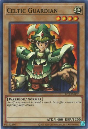 Celtic Guardian (LOB-EN007) - Legend of Blue Eyes White Dragon (25th Anniversary Edition) Unlimited - Premium Yugioh Single from Konami - Just $1.62! Shop now at Game Crave Tournament Store