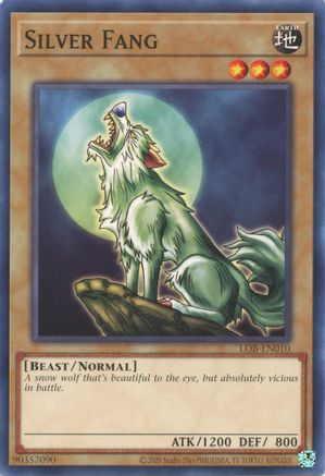 Silver Fang (LOB-EN010) - Legend of Blue Eyes White Dragon (25th Anniversary Edition) Unlimited - Premium Yugioh Single from Konami - Just $0.25! Shop now at Game Crave Tournament Store