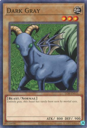 Dark Gray (LOB-EN011) - Legend of Blue Eyes White Dragon (25th Anniversary Edition) Unlimited - Premium Yugioh Single from Konami - Just $0.25! Shop now at Game Crave Tournament Store