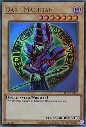 Dark Magician (LOB-EN005) - Legend of Blue Eyes White Dragon (25th Anniversary Edition) Unlimited - Premium Yugioh Single from Konami - Just $14.48! Shop now at Game Crave Tournament Store