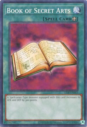 Book of Secret Arts (LOB-EN043) - Legend of Blue Eyes White Dragon (25th Anniversary Edition) Unlimited - Premium Yugioh Single from Konami - Just $0.08! Shop now at Game Crave Tournament Store