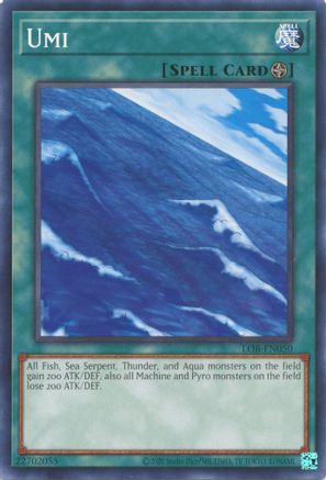 Umi (LOB-EN050) - Legend of Blue Eyes White Dragon (25th Anniversary Edition) Unlimited - Premium Yugioh Single from Konami - Just $0.25! Shop now at Game Crave Tournament Store