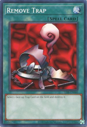 Remove Trap (LOB-EN060) - Legend of Blue Eyes White Dragon (25th Anniversary Edition) Unlimited - Premium Yugioh Single from Konami - Just $0.25! Shop now at Game Crave Tournament Store