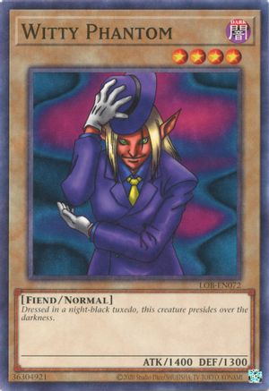 Witty Phantom (LOB-EN072) - Legend of Blue Eyes White Dragon (25th Anniversary Edition) Unlimited - Premium Yugioh Single from Konami - Just $0.25! Shop now at Game Crave Tournament Store