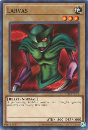 Larvas (LOB-EN073) - Legend of Blue Eyes White Dragon (25th Anniversary Edition) Unlimited - Premium Yugioh Single from Konami - Just $0.25! Shop now at Game Crave Tournament Store