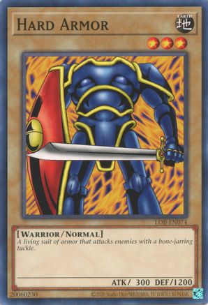 Hard Armor (LOB-EN074) - Legend of Blue Eyes White Dragon (25th Anniversary Edition) Unlimited - Premium Yugioh Single from Konami - Just $0.25! Shop now at Game Crave Tournament Store