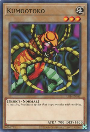 Kumootoko (LOB-EN082) - Legend of Blue Eyes White Dragon (25th Anniversary Edition) Unlimited - Premium Yugioh Single from Konami - Just $0.25! Shop now at Game Crave Tournament Store