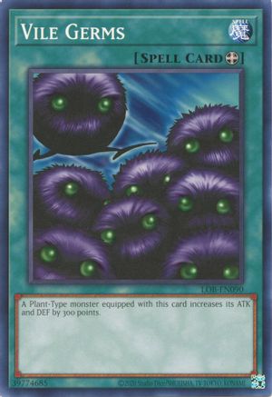 Vile Germs (LOB-EN090) - Legend of Blue Eyes White Dragon (25th Anniversary Edition) Unlimited - Premium Yugioh Single from Konami - Just $0.25! Shop now at Game Crave Tournament Store