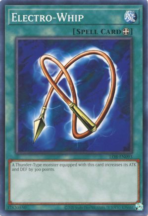 Electro-Whip (LOB-EN093) - Legend of Blue Eyes White Dragon (25th Anniversary Edition) Unlimited - Premium Yugioh Single from Konami - Just $0.25! Shop now at Game Crave Tournament Store