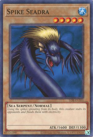 Spike Seadra (LOB-EN103) - Legend of Blue Eyes White Dragon (25th Anniversary Edition) Unlimited - Premium Yugioh Single from Konami - Just $0.25! Shop now at Game Crave Tournament Store