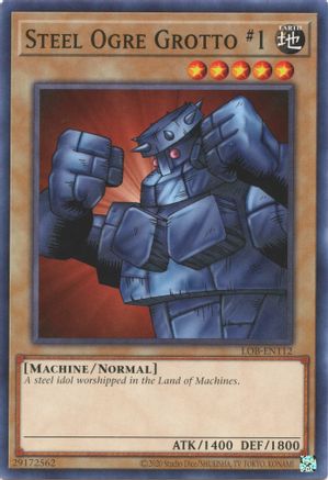 Steel Ogre Grotto #1 (LOB-EN112) - Legend of Blue Eyes White Dragon (25th Anniversary Edition) Unlimited - Premium Yugioh Single from Konami - Just $0.25! Shop now at Game Crave Tournament Store
