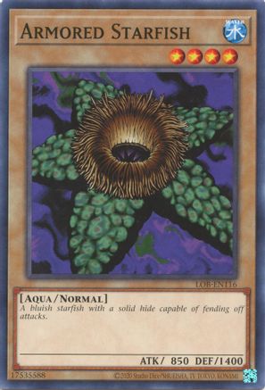Armored Starfish (LOB-EN116) - Legend of Blue Eyes White Dragon (25th Anniversary Edition) Unlimited - Premium Yugioh Single from Konami - Just $0.25! Shop now at Game Crave Tournament Store