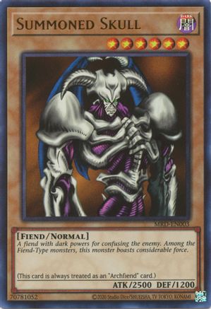 Summoned Skull (MRD-EN003) - Metal Raiders (25th Anniversary Edition) Unlimited - Premium Yugioh Single from Konami - Just $21.80! Shop now at Game Crave Tournament Store