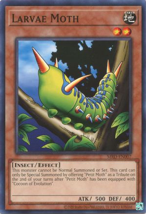 Larvae Moth (MRD-EN007) - Metal Raiders (25th Anniversary Edition) Unlimited - Premium Yugioh Single from Konami - Just $0.25! Shop now at Game Crave Tournament Store