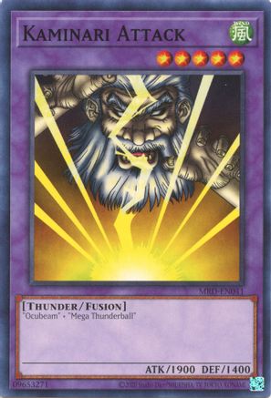 Kaminari Attack (MRD-EN041) - Metal Raiders (25th Anniversary Edition) Unlimited - Premium Yugioh Single from Konami - Just $0.25! Shop now at Game Crave Tournament Store