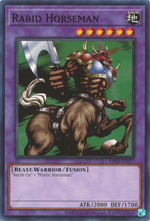 Rabid Horseman (MRD-EN077) - Metal Raiders (25th Anniversary Edition) Unlimited - Premium Yugioh Single from Konami - Just $0.08! Shop now at Game Crave Tournament Store