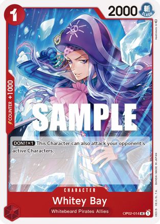 Whitey Bay (OP02-014) - Paramount War - Premium One Piece Single from Bandai - Just $0.08! Shop now at Game Crave Tournament Store