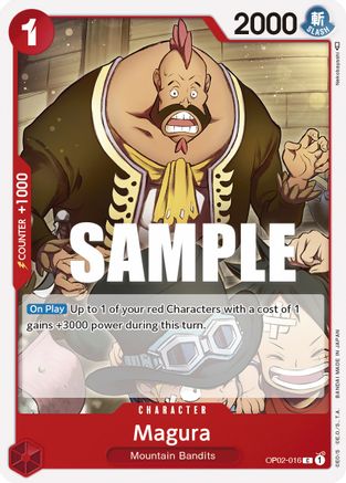 Magura (OP02-016) - Paramount War - Premium One Piece Single from Bandai - Just $0.08! Shop now at Game Crave Tournament Store