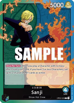 Sanji (OP02-026) - Paramount War - Premium One Piece Single from Bandai - Just $0.08! Shop now at Game Crave Tournament Store