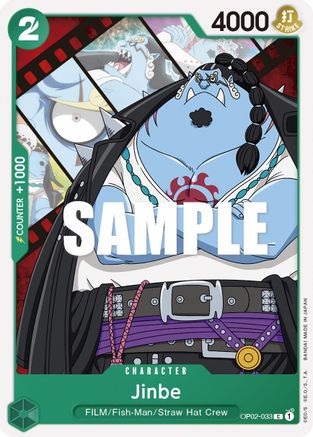 Jinbe (OP02-033) - Paramount War - Premium One Piece Single from Bandai - Just $0.08! Shop now at Game Crave Tournament Store