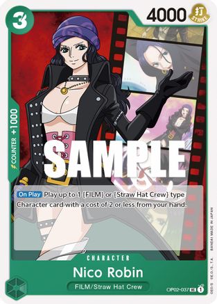 Nico Robin (OP02-037) - Paramount War - Premium One Piece Single from Bandai - Just $0.08! Shop now at Game Crave Tournament Store