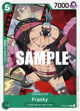 Franky (OP02-039) - Paramount War - Premium One Piece Single from Bandai - Just $0.08! Shop now at Game Crave Tournament Store