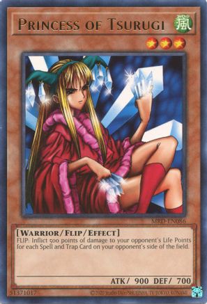 Princess of Tsurugi (MRD-EN086) - Metal Raiders (25th Anniversary Edition) Unlimited - Premium Yugioh Single from Konami - Just $0.25! Shop now at Game Crave Tournament Store