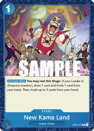 New Kama Land (OP02-070) - Paramount War - Premium One Piece Single from Bandai - Just $0.08! Shop now at Game Crave Tournament Store