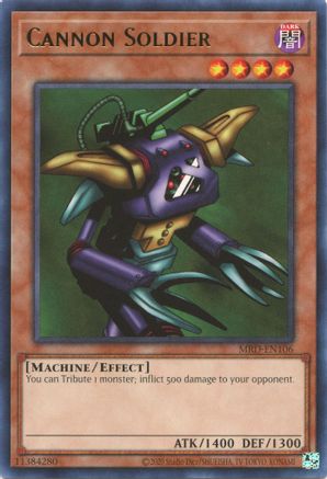 Cannon Soldier (MRD-EN106) - Metal Raiders (25th Anniversary Edition) Unlimited - Premium Yugioh Single from Konami - Just $0.46! Shop now at Game Crave Tournament Store