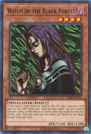 Witch of the Black Forest (MRD-EN116) - Metal Raiders (25th Anniversary Edition) Unlimited - Premium Yugioh Single from Konami - Just $0.31! Shop now at Game Crave Tournament Store