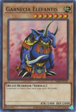 Garnecia Elefantis (MRD-EN125) - Metal Raiders (25th Anniversary Edition) Unlimited - Premium Yugioh Single from Konami - Just $0.63! Shop now at Game Crave Tournament Store