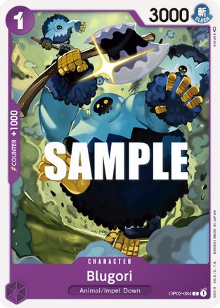 Blugori (OP02-084) - Paramount War - Premium One Piece Single from Bandai - Just $0.08! Shop now at Game Crave Tournament Store